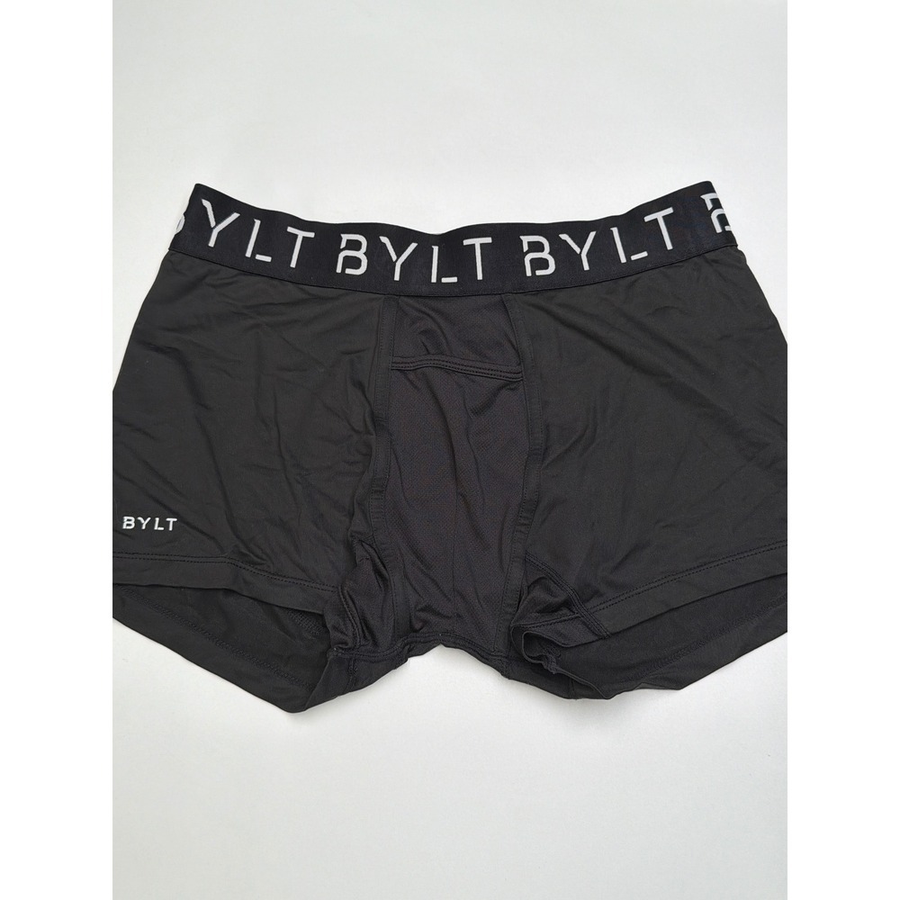 BYLT Men's Black Premium Basics Boxer Briefs Size L‎ Performance Underwear